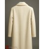 Vyriškas ilgas baltas kašmyrinis paltas