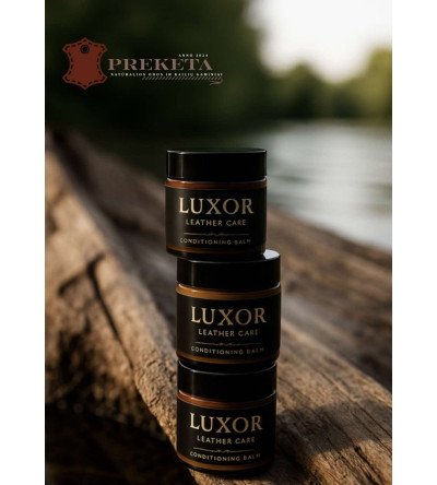 LUXOR Leather Care – 3 vnt. x 236 ml prabangus rinkinys, kuriame 3 dėžutės balzamo odos gaminiams